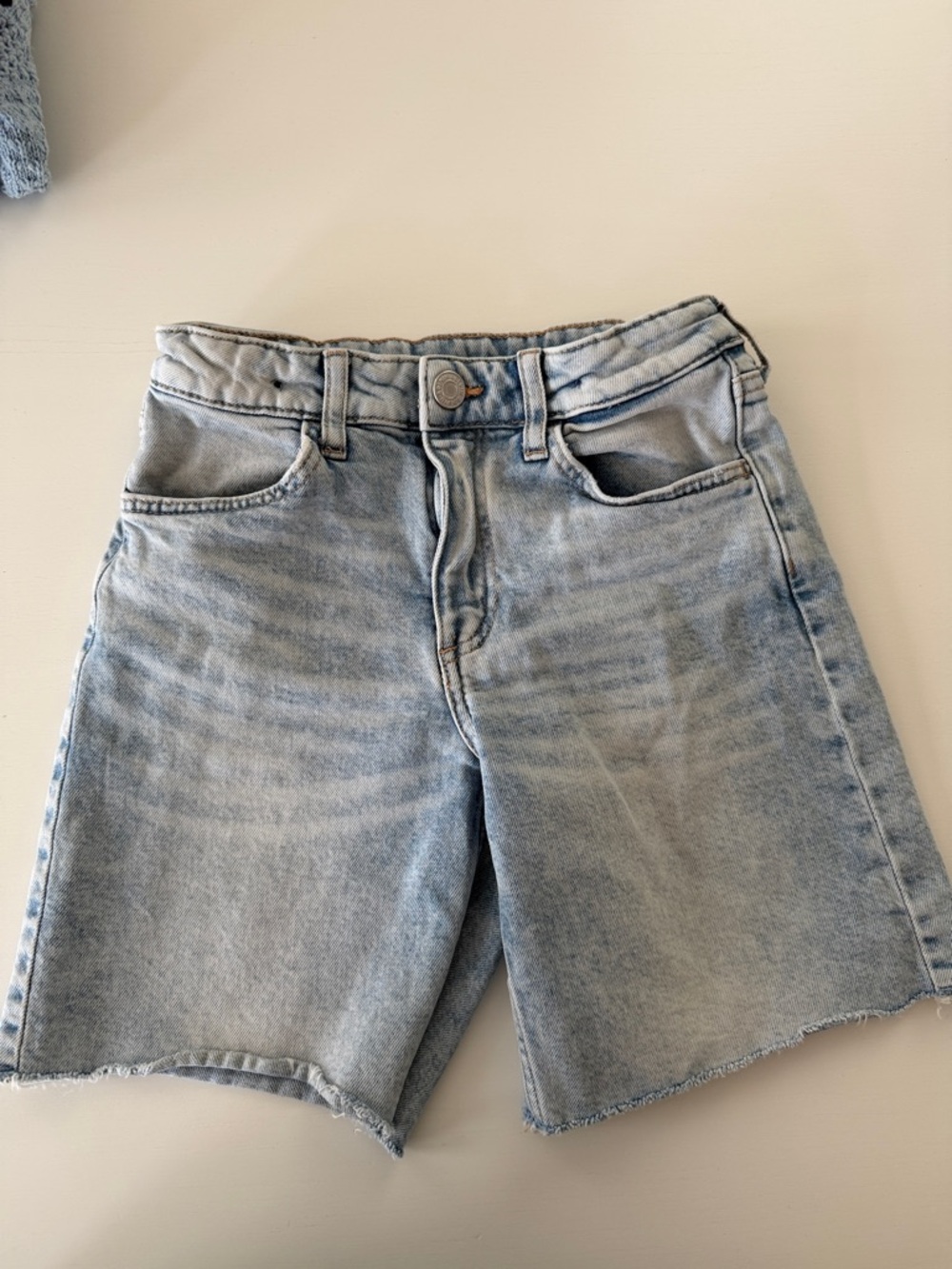 H&M Girls’ Light Blue Denim Shorts